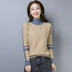 Phiên bản Hàn Quốc của áo len nữ nhỏ thời trang nước hoa ngọt ngào Slim dài tay mùa thu cho thấy áo len Ruili thẳng thẳng - Áo len thể thao / dòng may áo len cánh dơi Áo len thể thao / dòng may