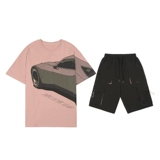 Tide, летняя одежда в стиле хип-хоп, комплект, футболка с коротким рукавом, сезон 2021