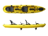 Step Kayak жесткий каноэ на каноэ на пауэр -лодке Экспорт Пластиковый каяк может добавить парусную плавучую трубку