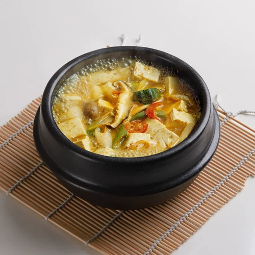 Одаренная горшка Pad Corean Kyungsan Stone Pot Bibimbap Специальная запекана каменное горшок соус суп горшок керамический горшок корейский ресторан Специальный