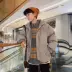 Hồng Kông cặp vợ chồng phong cách bánh mì quần áo nam ngắn áo khoác mùa đông dày áo trùm đầu Hàn Quốc phiên bản mới lỏng bông áo khoác