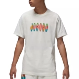 Air Jordan Flight MVP Men's Summer Cotton Pult Cottl Cotton Pating, удобная футболка с короткими рукавами DQ7367-010