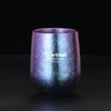 Титановый ремесленник чистый титановый ледяной чашка с двойной изоляцией цвета