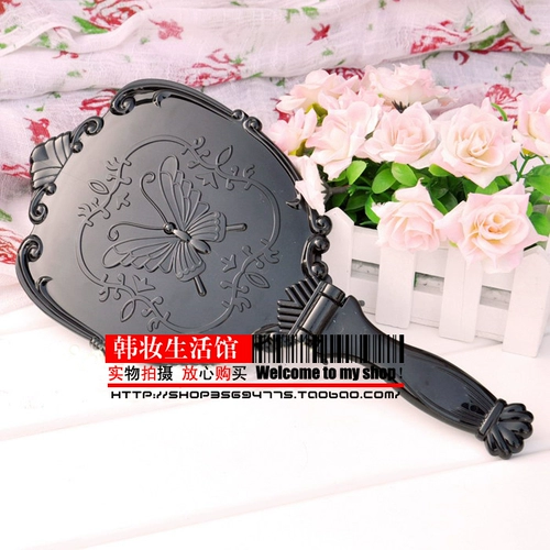 Anna sui, ручка, складное ретро зеркало с бабочкой, для салонов красоты