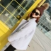 Áo khoác nữ mùa thu và mùa đông Hàn Quốc 茧 kiểu áo len ngắn nữ nhỏ. - Áo Hàn Quốc áo dạ ngắn đẹp Áo Hàn Quốc