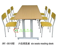 Специальное предложение подлинное учебное столовое таблица написание студенческого стола Таблица конференция шесть двойных библиотеки библиотеки и стульев.