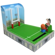 Full 68 Handmade 3D Model Model DIY Paper Đồ chơi trò chơi bóng bầu dục với hướng dẫn