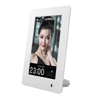 Ультратонкая цифровая фоторамка, электронный фотоальбом, настольный календарь, 6 дюймовая