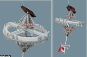 Full 68 Trạm vũ trụ quốc tế Mô hình giấy thủ công 3D tự làm với hướng dẫn bằng giấy - Mô hình giấy