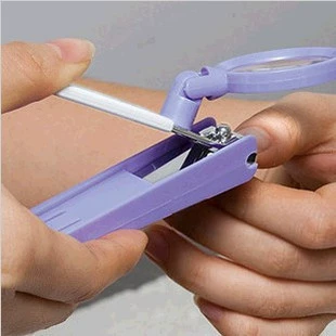 Лупа для ногтей, детские маникюрные кусачки для пожилых людей