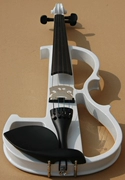 Nhạc cụ Yiming - Sơn đàn violin điện tử màu trắng tinh khiết với hộp đàn piano Rosin Bow - Nhạc cụ phương Tây