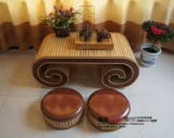 Бамбук японский и корейский кофейный столик татами бухтевой столик для журнального столика Небольшой стол.