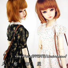 taobao agent [BJD/3 points/female] Little fresh chiffon dress