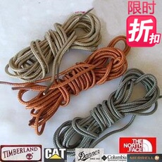 Шнурки 适配timberland添柏岚10061大头黄靴cat马丁靴黄棕红棕色细硬鞋带
