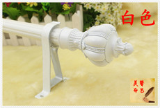 Карниз для штор 特价定制窗帘杆罗马杆加厚铝合金静音窗帘配件 窗帘轨道单杆双杆