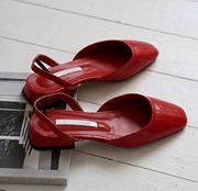 Giày nữ của Hàn Quốc Dongdaemun Châu Âu và Mỹ xu hướng thời trang Bao Đầu giày đơn thấp để giúp giày trở lại với đôi giày bằng phẳng rỗng mùa xuân và mùa hè