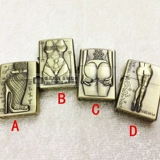 Ветрозащитная бронзовая зажигалка на керосине, медная подарочная коробка, увеличенная толщина