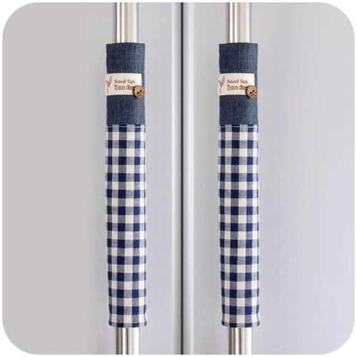 Сельская корейская ткань Электрическая ручка ручки ручки холодильника с двойной открытой дверной ручкой холодильника удлиняются и утолщены