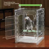 Американская клетка American Caitec Parrot Bird Cage выгуливая птица из переносительной клетки, сильная, прозрачная и эстетически