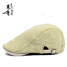 Головной убор 2017春夏薄款英伦风男女士经典复古防晒遮阳贝雷鸭舌帽 时尚休闲