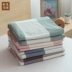 Phong cách nhật bản Phong Thủy bông quilt cover mảnh duy nhất lưới lớn 100% cotton đơn giản gió đơn đôi chăn bộ đồ giường