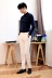 Thanh niên miễn phí ủi quần men trắng mới của Hàn Quốc quần nam chân mỏng quần nhỏ triều thẳng của nam giới quần Quần mỏng