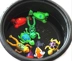 Bé tắm đồ chơi chơi đồ chơi nước clockwork ếch cá nhỏ trẻ sơ sinh hồ bơi đồ chơi bể bơi thành cao cho bé Bể bơi / trò chơi Paddle