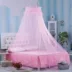 Lãng mạn mã hóa trần công chúa muỗi net Dome treo tăng tòa án vòng Hàn Quốc sàn không có cửa đôi muỗi net