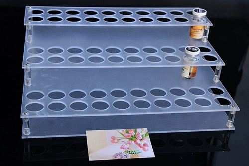 Индивидуальный акриловый стенд, помада, невидимый блеск для губ, очки, косметическая система хранения