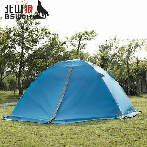 Beishan Wolf Outdoor Tento Wild Ying Double -Layer Aluminum Pingxian Four Season