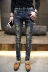 Mùa hè quần jeans nam bó sát quần dài quần trẻ trung thời trang cá tính Cao bồi