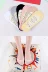 Phụ nữ mùa hè cotton vớ vô hình Hàn Quốc nông miệng vớ nữ sợi tre kẹo màu silicone anti-skid chống thuyền vớ Vớ sợi tre