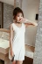 [Đặc biệt hàng ngày] đồ ngủ nữ mùa hè không tay băng lụa Hàn Quốc phiên bản của lỏng kích thước lớn đoạn mỏng nightdress nhà dịch vụ không có dấu vết