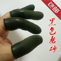 Черноморотная импортная антистатическая набор пальцев против очистки, бездушная, не -точка, латекс