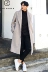Mùa đông của nam giới đôi phải đối mặt với cashmere áo nam Hàn Quốc phiên bản của đoạn dài trên đầu gối áo len nam lỏng áo gió dày triều
