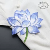 Новый продукт Multi -Color Lotus Cloth Sticker Sticker Sticker в цветочном среднем номере
