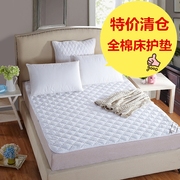 Qingcang Hotel Hotel Simmons Cotton trắng Pad bảo vệ rửa giường nệm mỏng 褥 Độc thân đôi giường tròn Pad 笠
