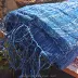 Nhà máy nhuộm màu xanh nhuộm tay dệt bông dòng Nhật Bản khăn indigo vận chuyển quốc gia khăn quàng cổ đi phượt Khăn quàng cổ / khăn quàng cổ