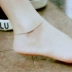 Nhật bản Hàn Quốc s925 sterling bạc vòng chân nữ Hàn Quốc phiên bản của cá tính đơn giản vòng chân sinh viên bạn gái chân chuỗi Sen chân tươi dây