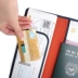 Chất lượng cao da hộ chiếu giữ Hàn Quốc mới chống degaussing du lịch dài hộ chiếu vé hộ chiếu gói tài liệu gói ví da đựng giấy tờ xe ô tô Túi thông tin xác thực