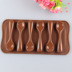 Tự làm khuôn sô cô la dễ thương thìa nhỏ khuôn silicone làm bằng tay xà phòng thạch pudding khuôn khuôn bánh trung thu rau câu Tự làm khuôn nướng