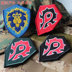 World of Warcraft League logo huy hiệu thêu bộ lạc hai mặt Velcro con người Orc armband dán ba lô miếng dán quần áo rách Thẻ / Thẻ ma thuật