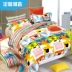 Mảnh duy nhất của bông quilt cover 1.2m1.5 mét trẻ em phim hoạt hình mẫu giáo phim hoạt hình quilt bông sinh viên tùy chỉnh