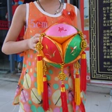 Guangxi jingxi Old State Zhuang State Hydrangea Red Festive/Wedding Hydronics National Dance Perform