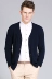 Mùa thu thời trang giản dị người đàn ông trẻ tuổi của chiếc áo đan len cashmere ngắn v- cổ áo len mỏng áo khoác mỏng phần bên ngoài áo sơ mi