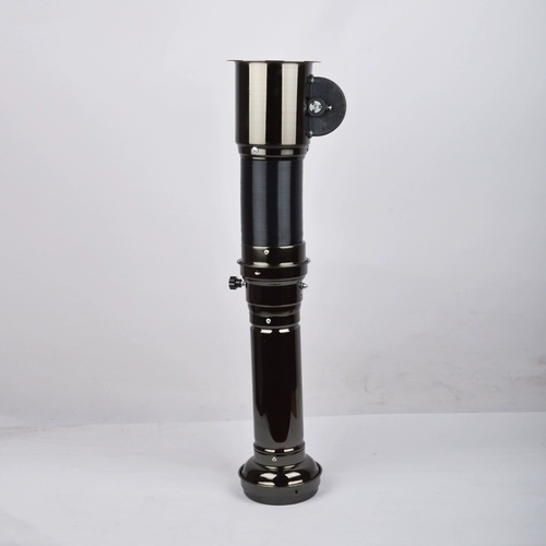 Черное барбекю для барбекю дымовая труба корейская телескопическая дымовая труба выхлопная труба Коммерческая выхлопная труба верхняя воздуха корейская выпускная капюшона