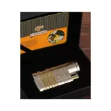 COHIBA Metal Pocket Cigar Lighter Windproof Luxury 4 Jet Li
