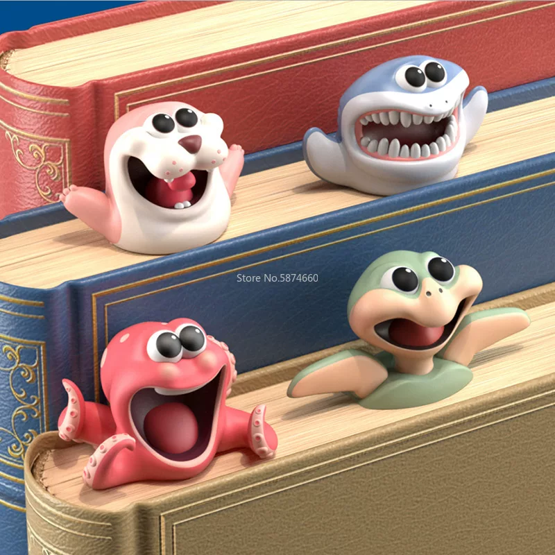 [3D стерео мультфильм маркер животное закладки оригинал милый кот]