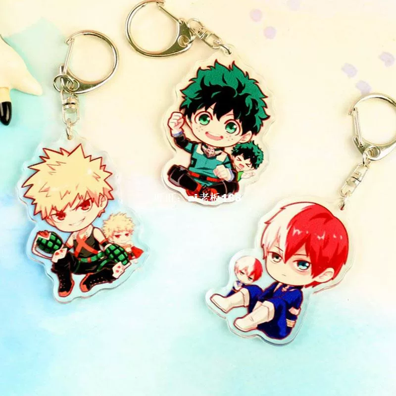 Японское аниме My Hero Academia Кацуки Бакуго брелок, Тодороки