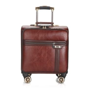 16 inch nam và nữ vali hành lý khóa hộp hành lý mềm kinh doanh xe đẩy trường hợp caster 18 inch lên máy bay